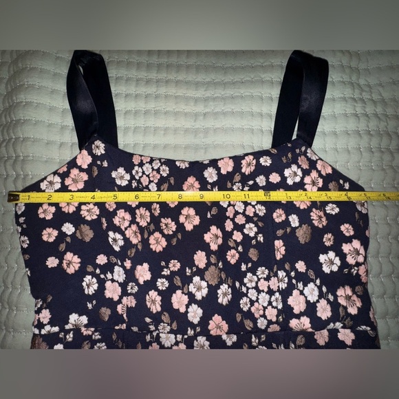 Maeve by Anthropologie Navy Floral Sleeveless Dress w/pockets! – Size 10. EUC - Picture 2 of 15